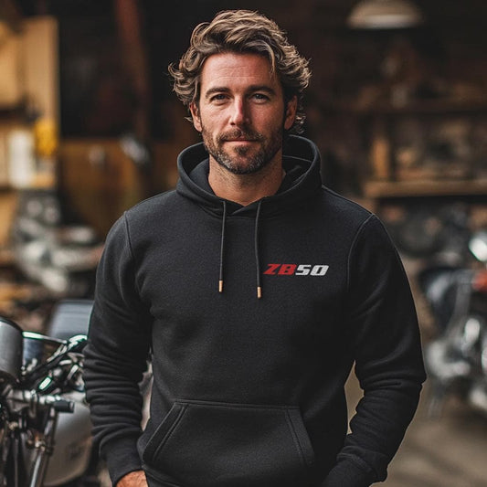 Honda ZB50 1988 Inspired Hoodie - Motorcycle Sweatshirt for Riders