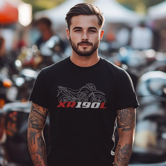 Honda XR190L Inspired T-Shirt - Motorcycle Tee Shirt for Riders