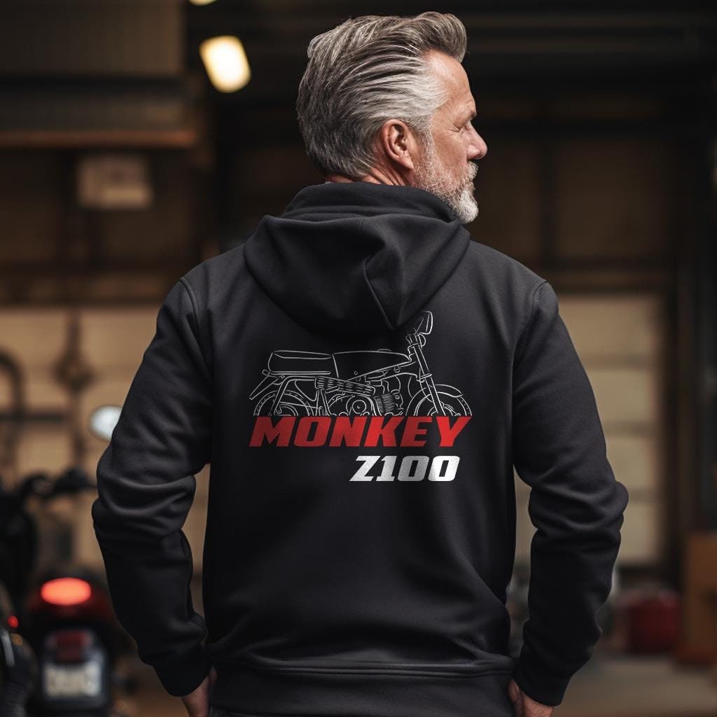 Honda Z100 1961 Inspired Hoodie - Motorcycle Sweatshirt for Riders