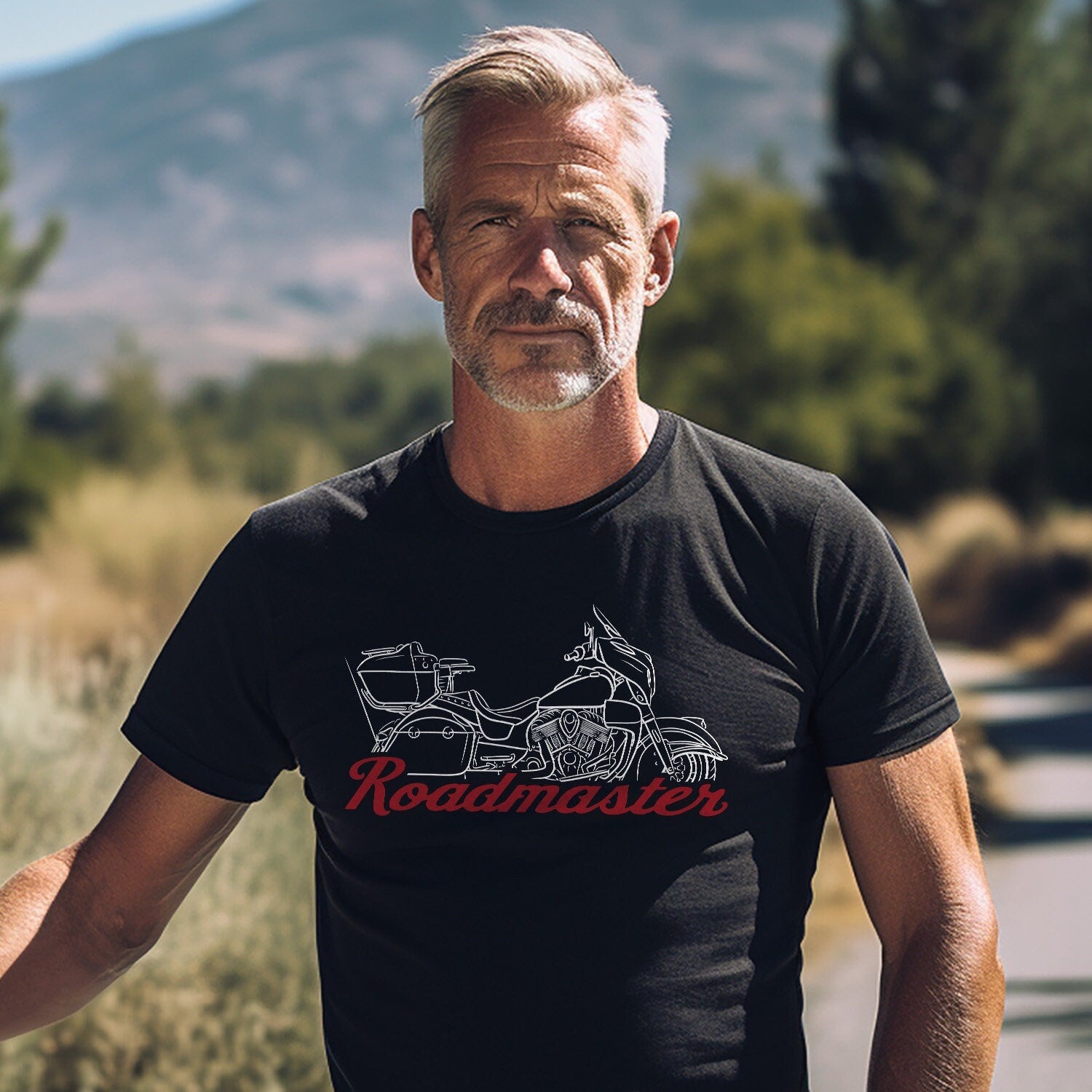 Indian Roadmaster T-Shirt - Motorcycle Tee Shirt for Biker