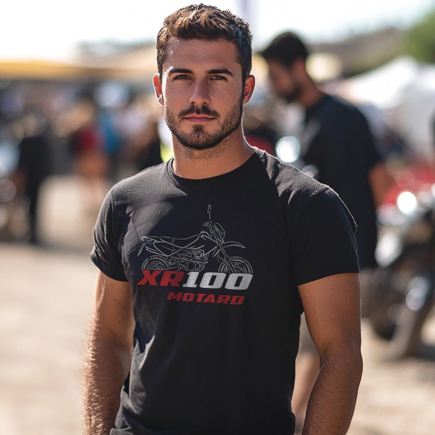 Honda XR100 Motard Inspired T-Shirt - Motorcycle Tee Shirt for Riders