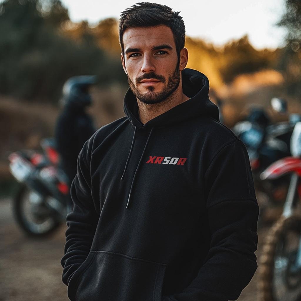 Honda XR50R Inspired Hoodie - Motorcycle Sweatshirt for Riders