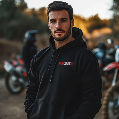 Honda XR50R Inspired Hoodie - Motorcycle Sweatshirt for Riders
