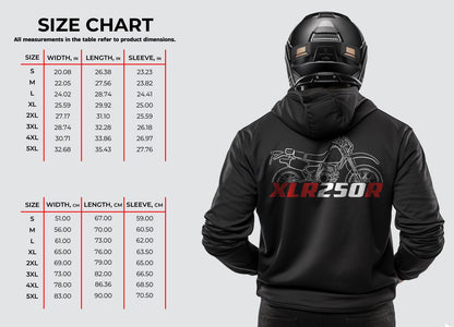 Honda XR50R Inspired Hoodie - Motorcycle Sweatshirt for Riders