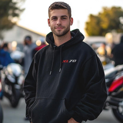 Honda XL70 1974 - 1976 Inspired Hoodie - Motorcycle Sweatshirt for Riders
