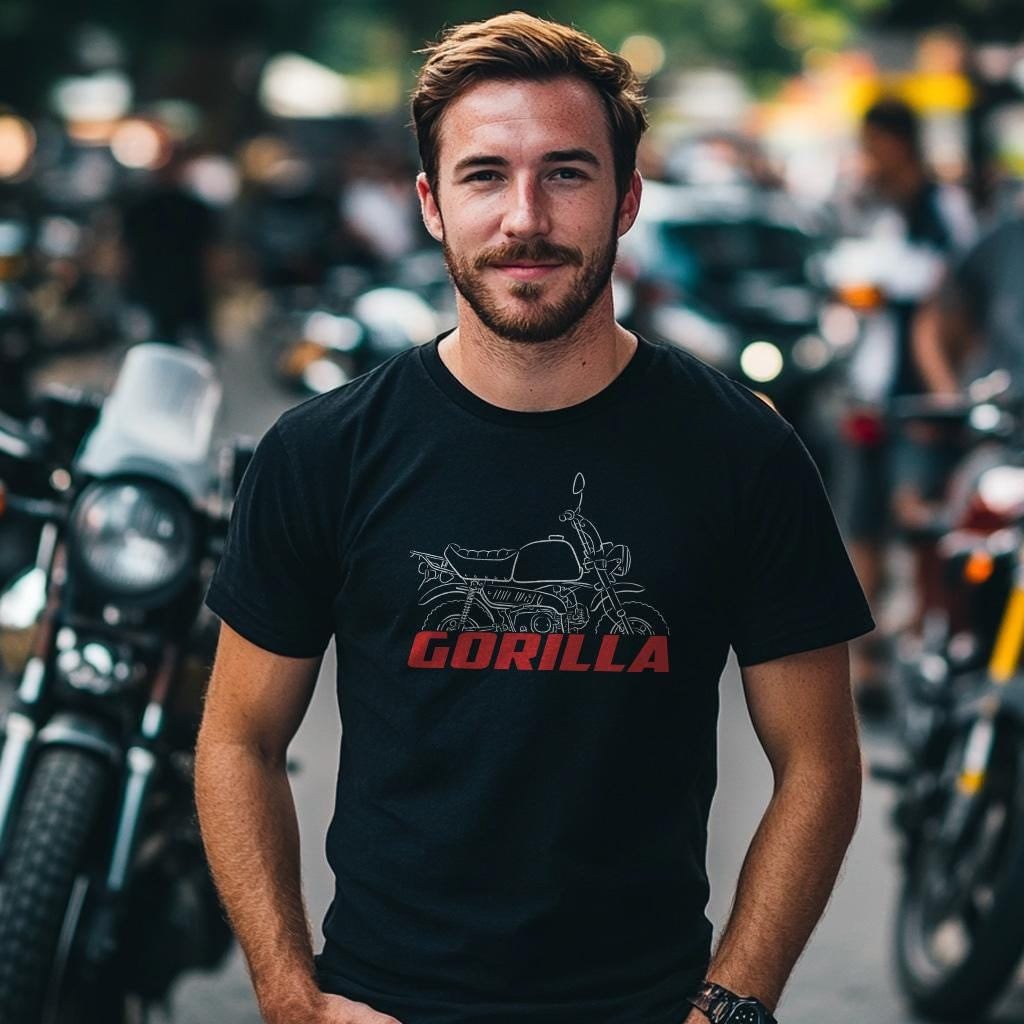 Honda Gorilla Inspired T-Shirt - Motorcycle Tee Shirt for Riders