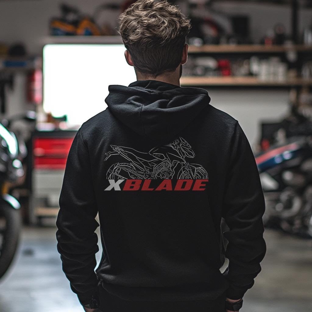 Honda XBlade Inspired Hoodie - Motorcycle Sweatshirt for Riders