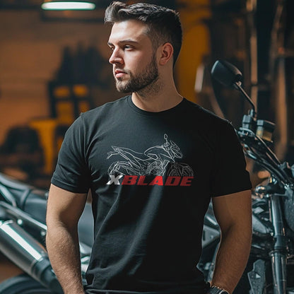 Honda XBlade Inspired T-Shirt - Motorcycle Tee Shirt for Riders