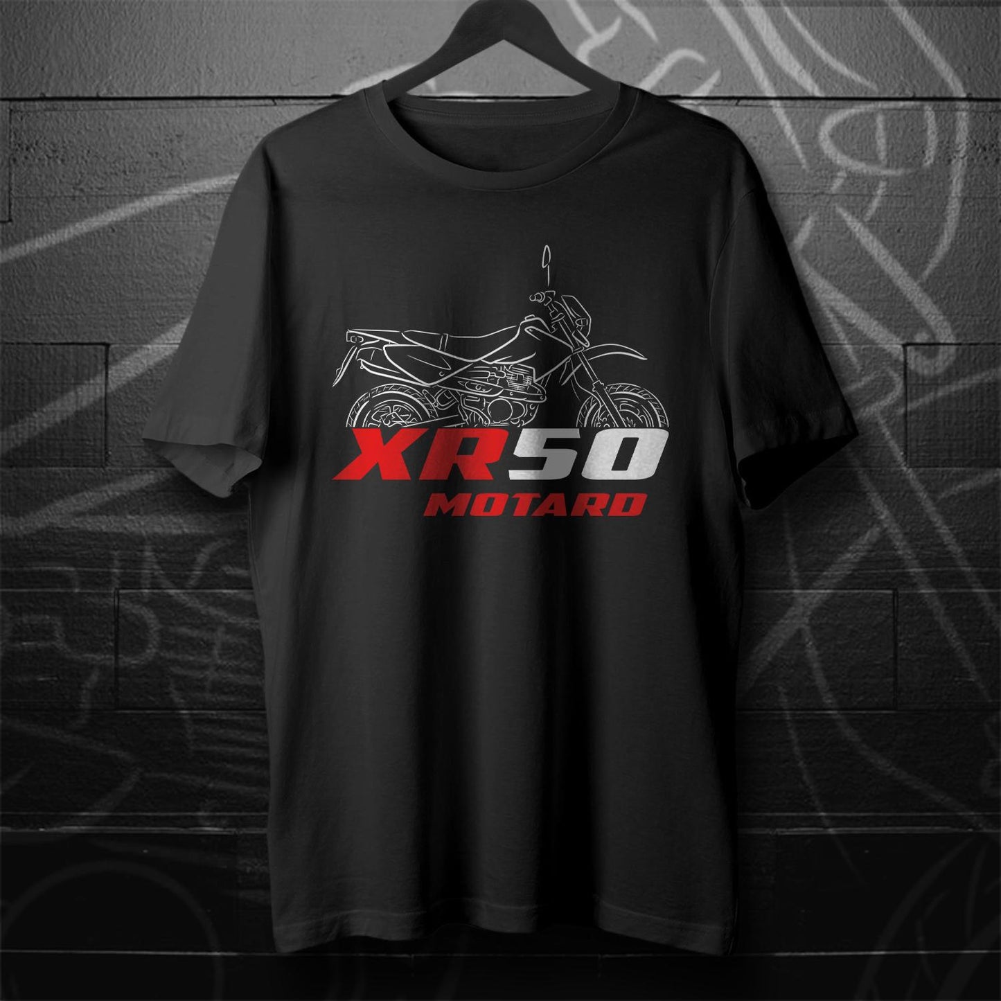 Honda XR50 Motard 2006 Inspired T-Shirt - Motorcycle Tee Shirt for Riders