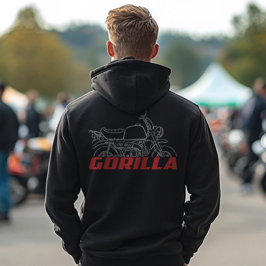 Honda Gorilla Inspired Hoodie - Motorcycle Sweatshirt for Riders