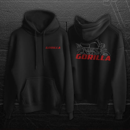 Honda Gorilla Inspired Hoodie - Motorcycle Sweatshirt for Riders