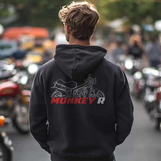 Honda Monkey R Inspired Hoodie - Motorcycle Sweatshirt for Riders