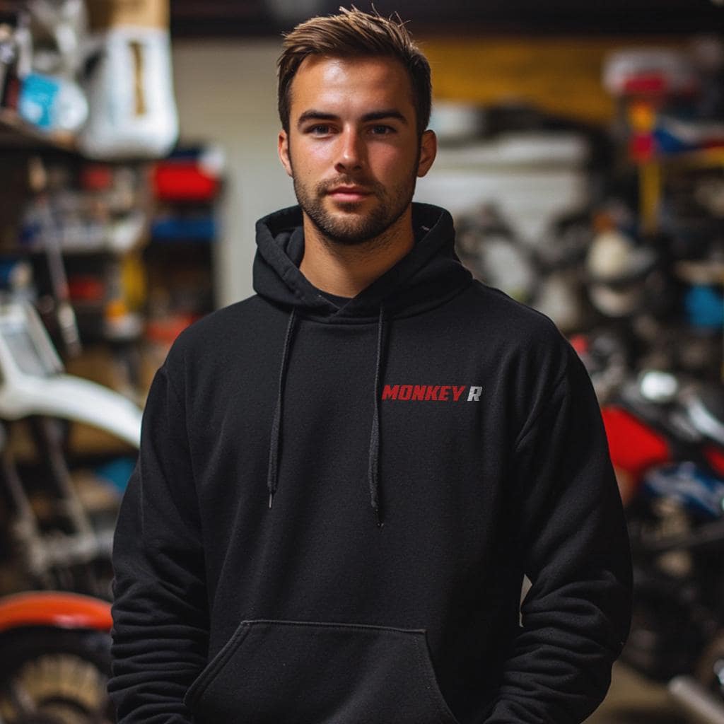 Honda Monkey R Inspired Hoodie - Motorcycle Sweatshirt for Riders