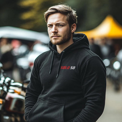 Honda Solo 50 2003 Inspired Hoodie - Motorcycle Sweatshirt for Riders