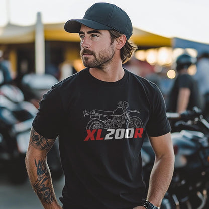 Honda XL200R Inspired T-Shirt - Motorcycle Tee Shirt for Riders