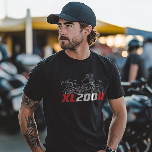 Honda XL200R Inspired T-Shirt - Motorcycle Tee Shirt for Riders