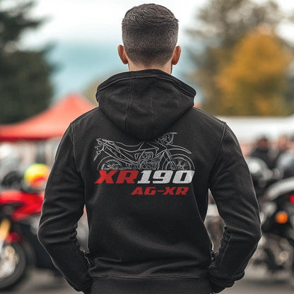 Honda XR190 AG-XR Inspired Hoodie - Motorcycle Sweatshirt for Riders