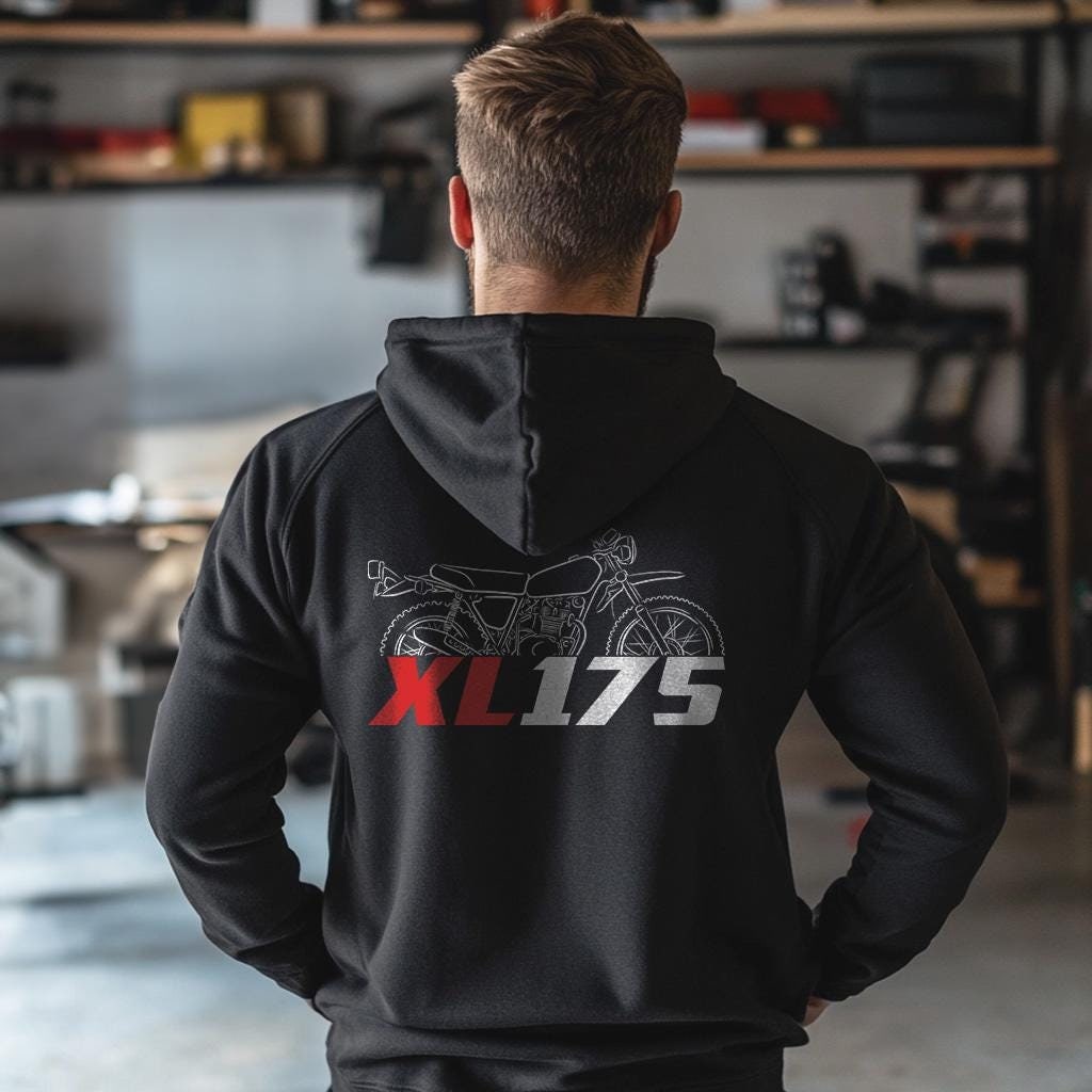 Honda XL175 Inspired Hoodie - Motorcycle Sweatshirt for Riders