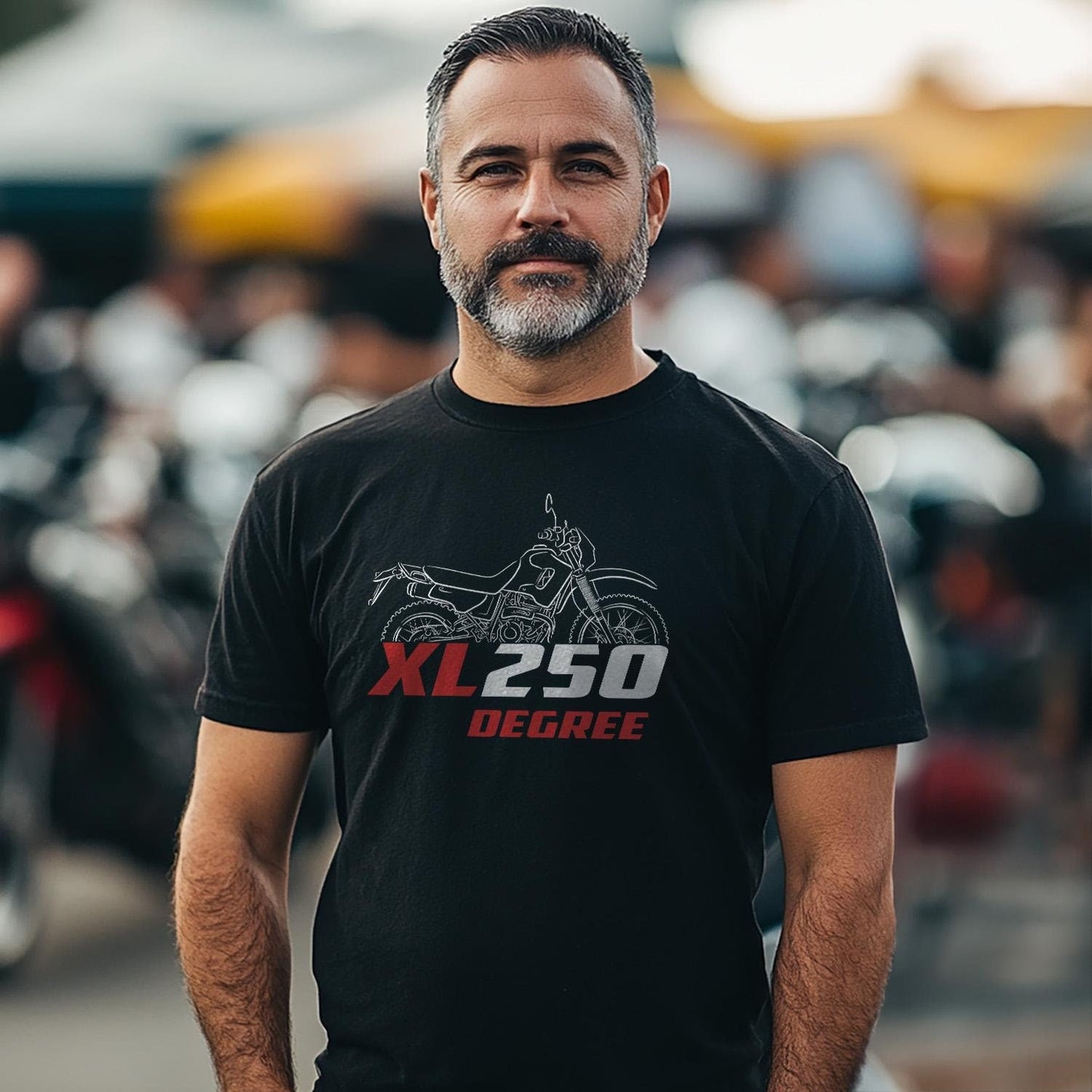 Honda XL250 Degree Inspired T-Shirt - Motorcycle Tee Shirt for Riders