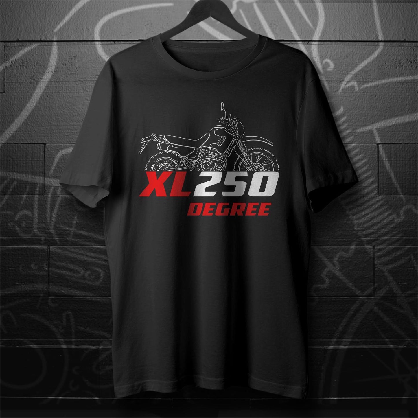 Honda XL250 Degree Inspired T-Shirt - Motorcycle Tee Shirt for Riders