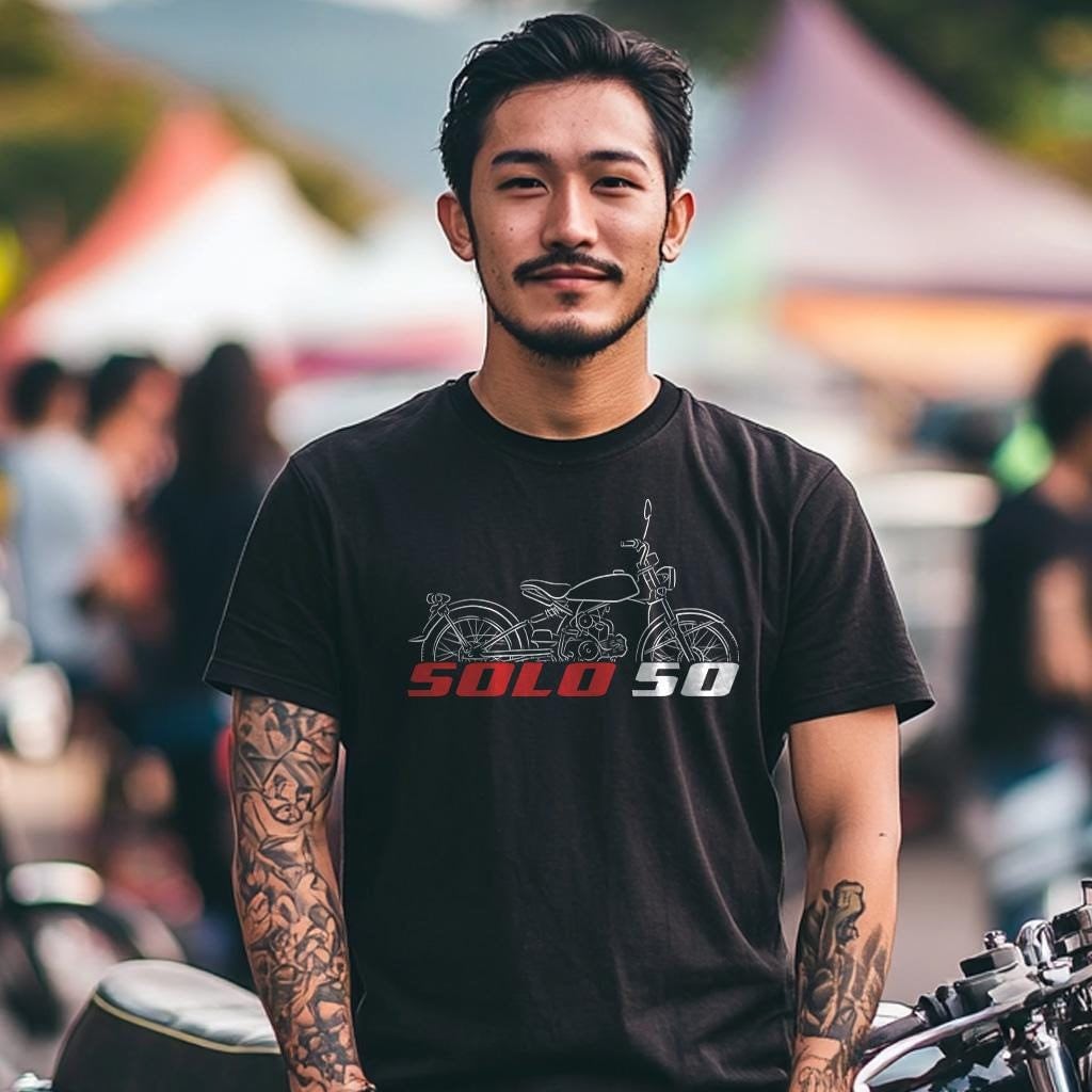 Honda Solo 50 2003 Inspired T-Shirt - Motorcycle Tee Shirt for Riders