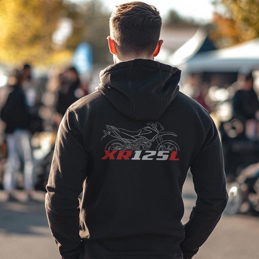 Honda XR125L Inspired Hoodie - Motorcycle Sweatshirt for Riders
