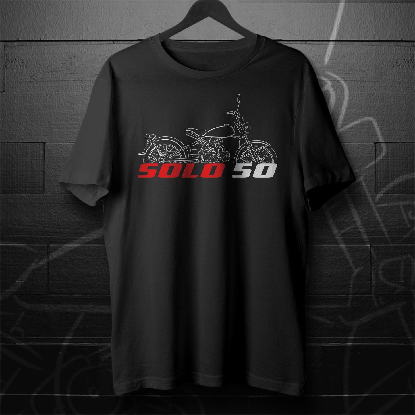 Honda Solo 50 2003 Inspired T-Shirt - Motorcycle Tee Shirt for Riders