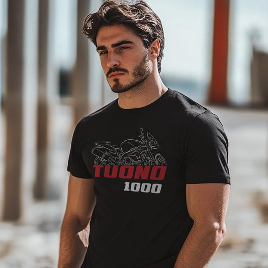 Aprilia Tuono 1000 Inspired T-Shirt - Motorcycle Tee Shirt for Riders