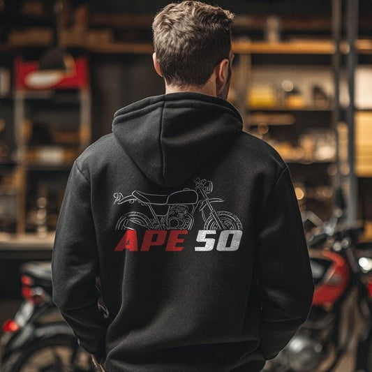 Honda Ape 50 Inspired Hoodie - Motorcycle Sweatshirt for Riders