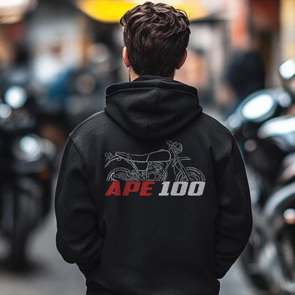 Honda Ape 100 Inspired Hoodie - Motorcycle Sweatshirt for Riders