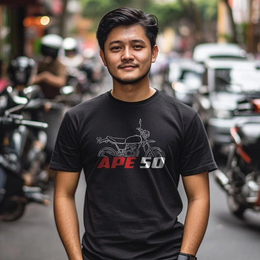 Honda Ape 50 Inspired T-Shirt - Motorcycle Tee Shirt for Riders
