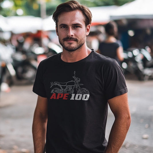 Honda Ape 100 Inspired T-Shirt - Motorcycle Tee Shirt for Riders