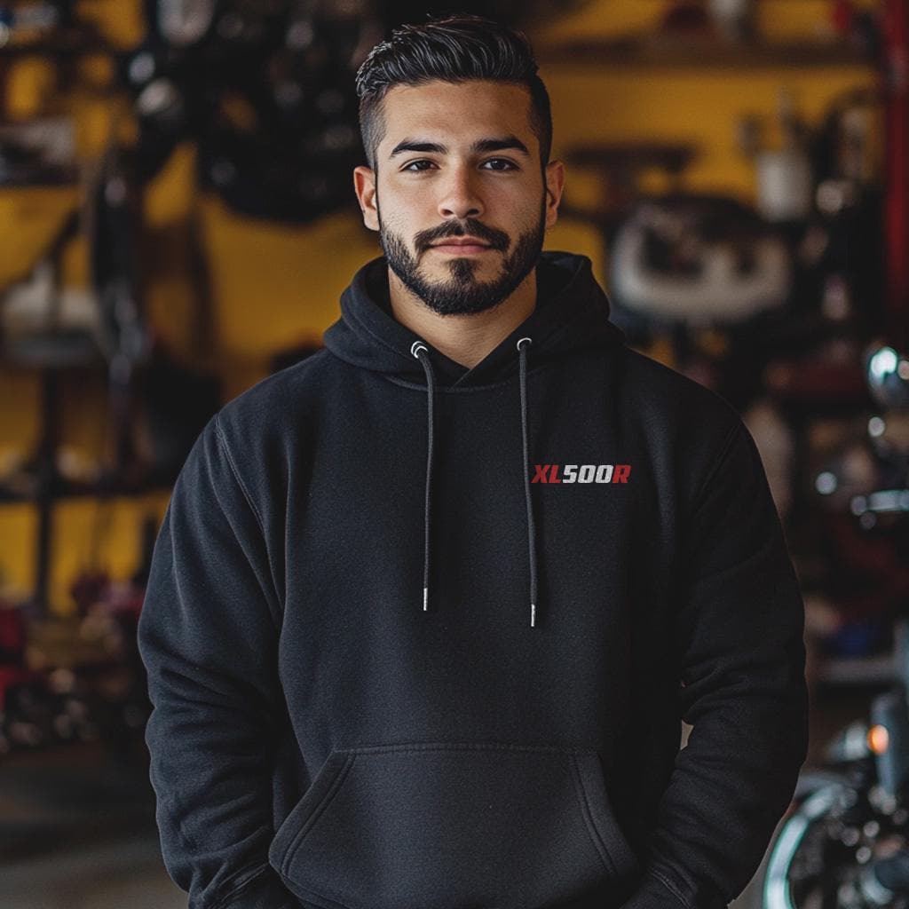 Honda XL500 | R & S Inspired Hoodie - Motorcycle Sweatshirt for Riders