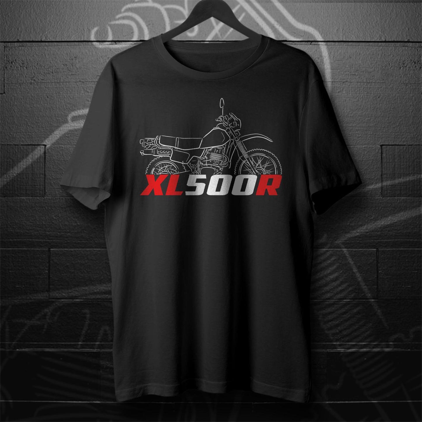 Honda XL500 | R & S Inspired T-Shirt - Motorcycle Tee Shirt for Riders