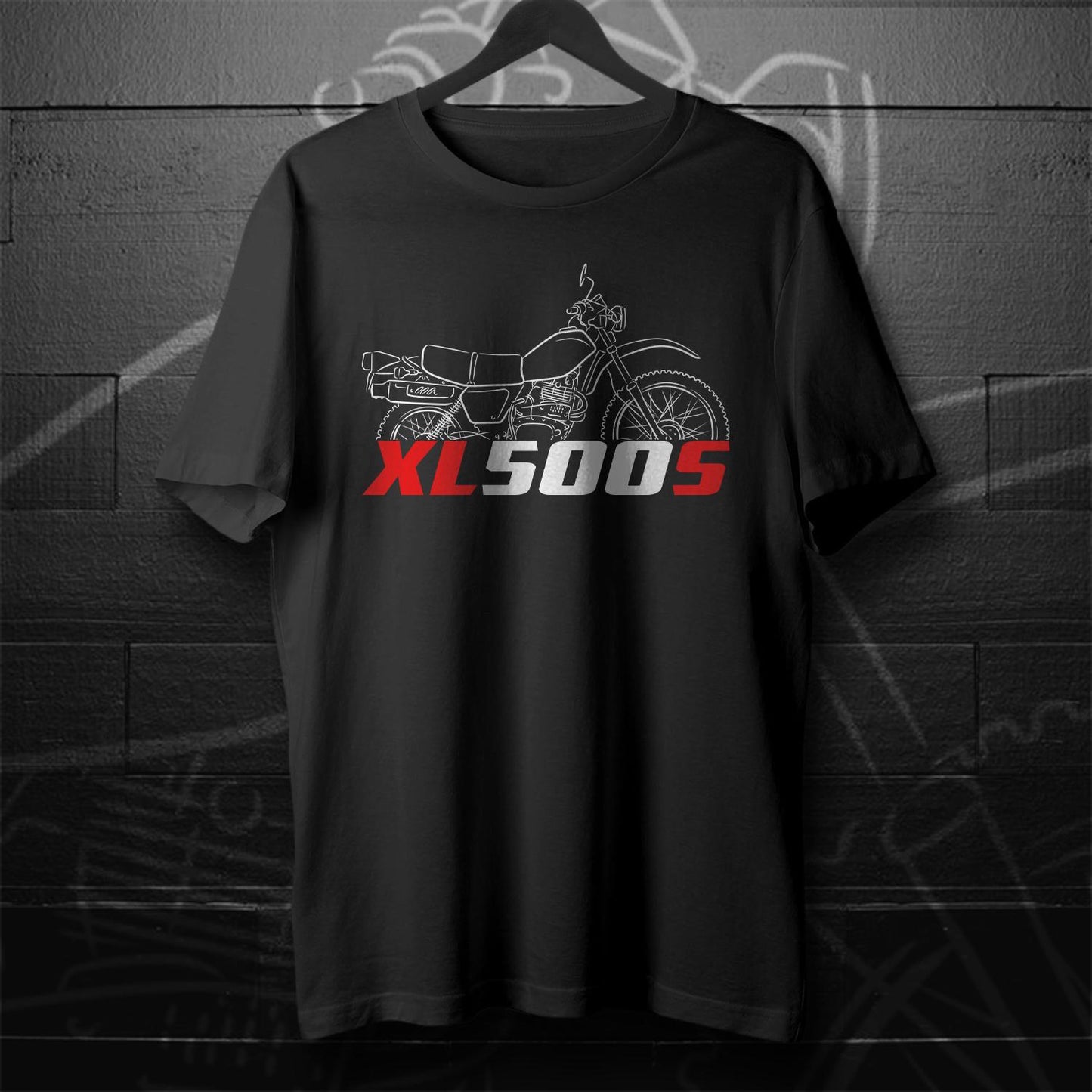 Honda XL500 | R & S Inspired T-Shirt - Motorcycle Tee Shirt for Riders