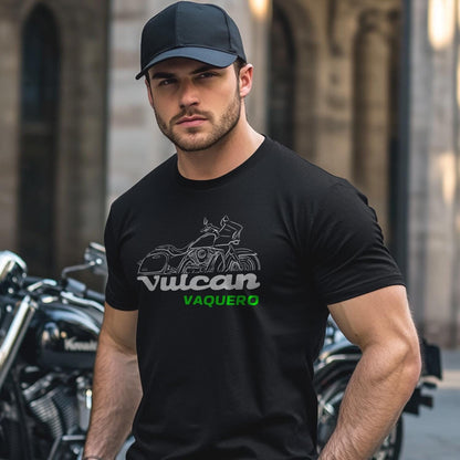 Kawasaki Vulcan 1700 Vaquero VN1700 2011-24 T-Shirt - Motorcycle Tee Shirt for Riders