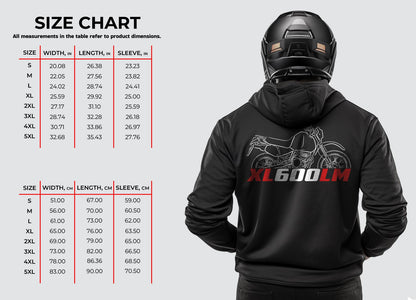 Honda XL600 | LM | RM & R Inspired Hoodie - Motorcycle Sweatshirt for Riders