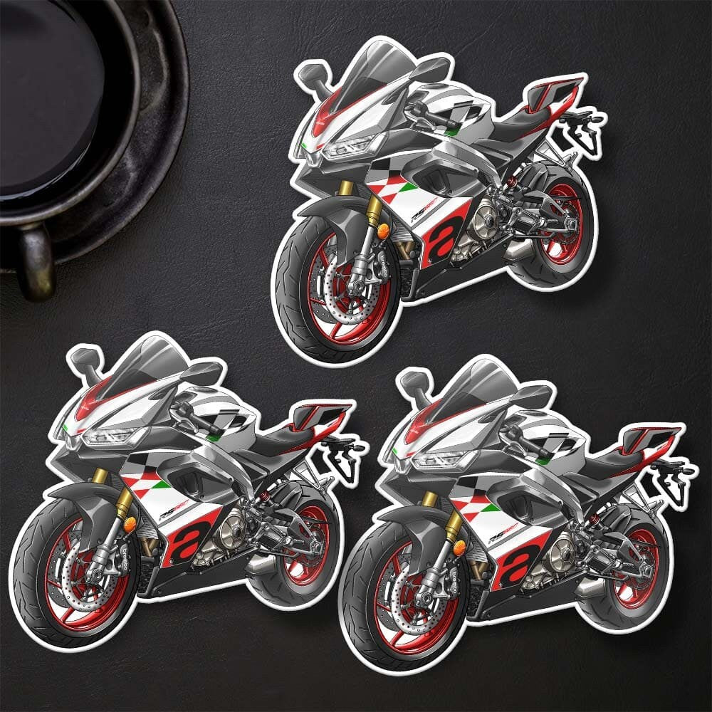 Aprilia RS 660 Stickers - Set of 3 Motorcycle Decals for Riders