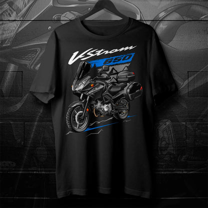 Suzuki V-Strom 650 2006-11 Inspired T-Shirt - Motorcycle Tee Shirt