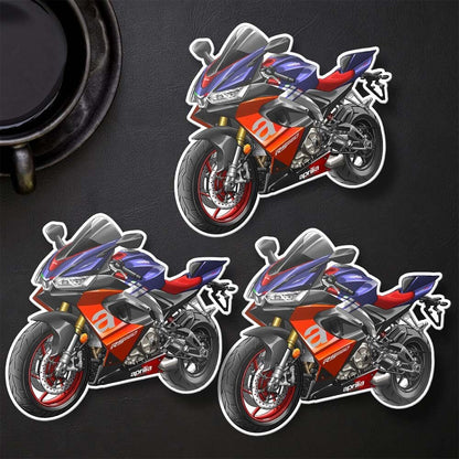 Aprilia RS 660 Stickers - Set of 3 Motorcycle Decals for Riders