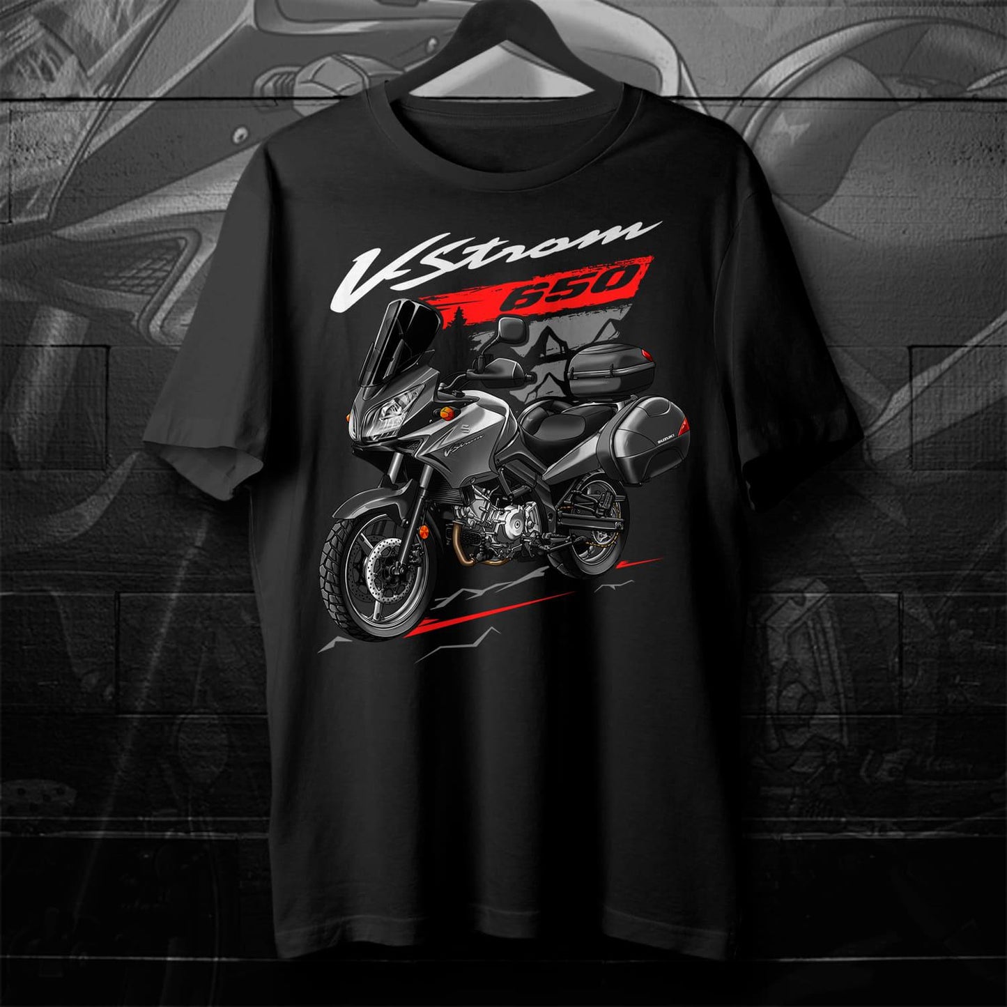 Suzuki V-Strom 650 2006-11 Inspired T-Shirt - Motorcycle Tee Shirt
