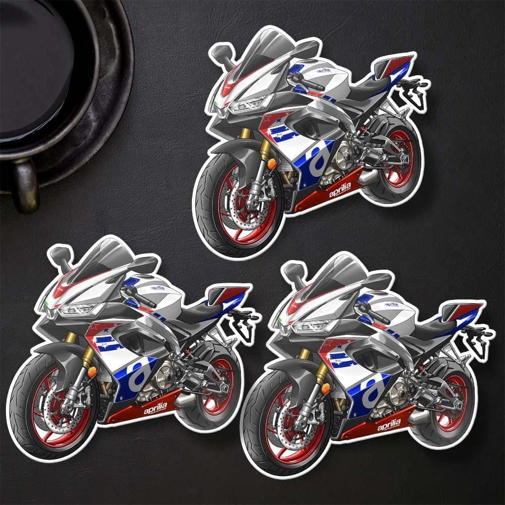 Aprilia RS 660 Stickers - Set of 3 Motorcycle Decals for Riders