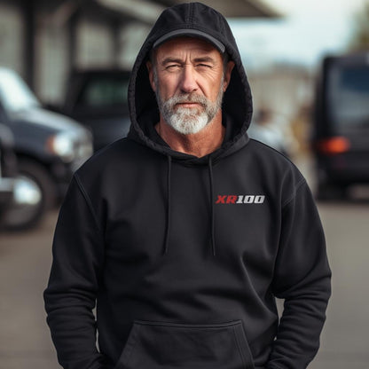 Honda XR100 & 100R Inspired Hoodie - Motorcycle Sweatshirt for Riders