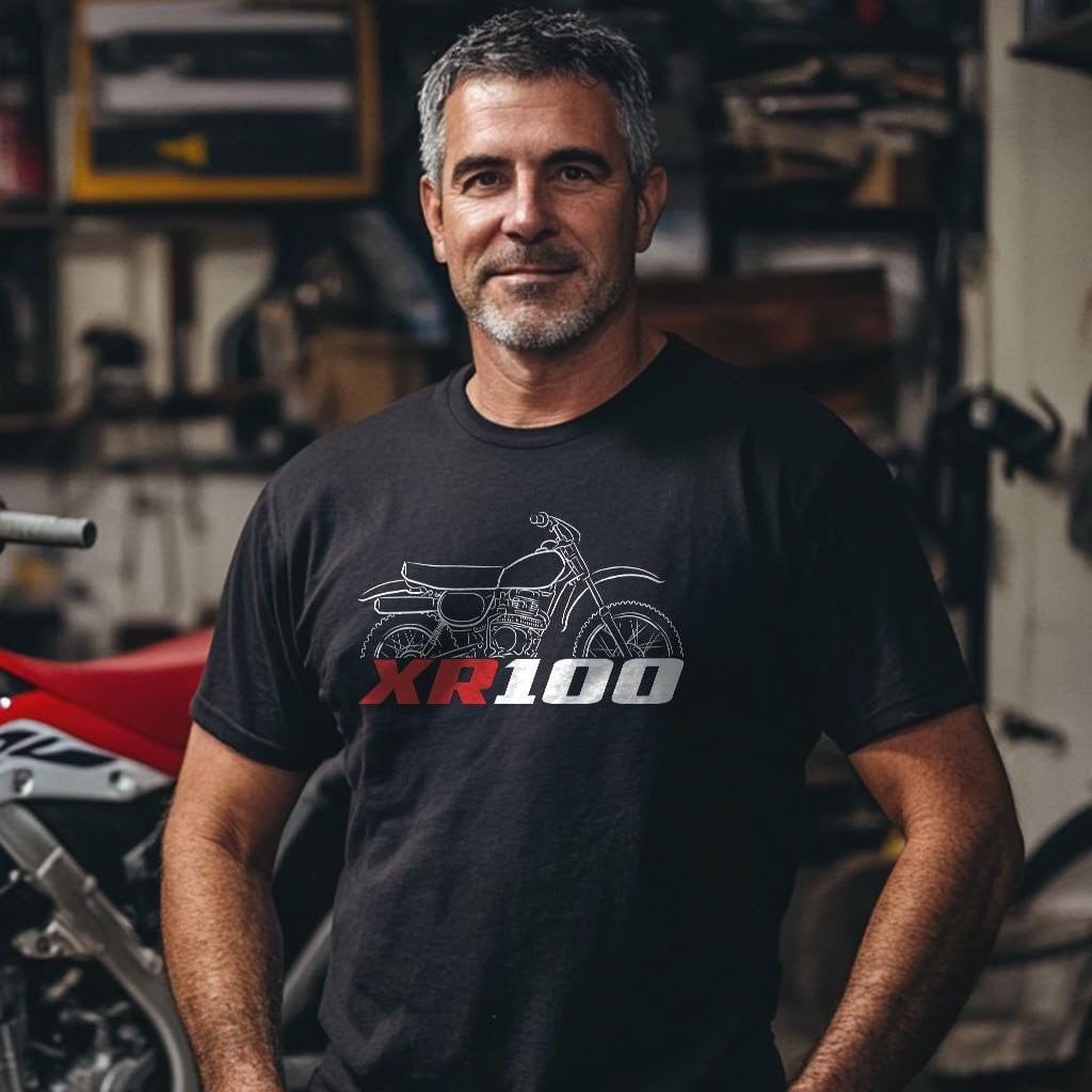 Honda XR100 & 100R Inspired T-Shirt - Motorcycle Tee Shirt for Riders