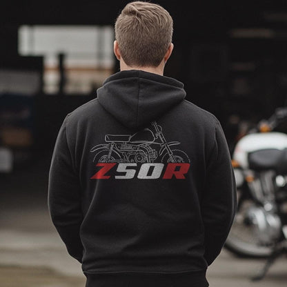 Honda Z50R Inspired Hoodie - Motorcycle Sweatshirt for Riders