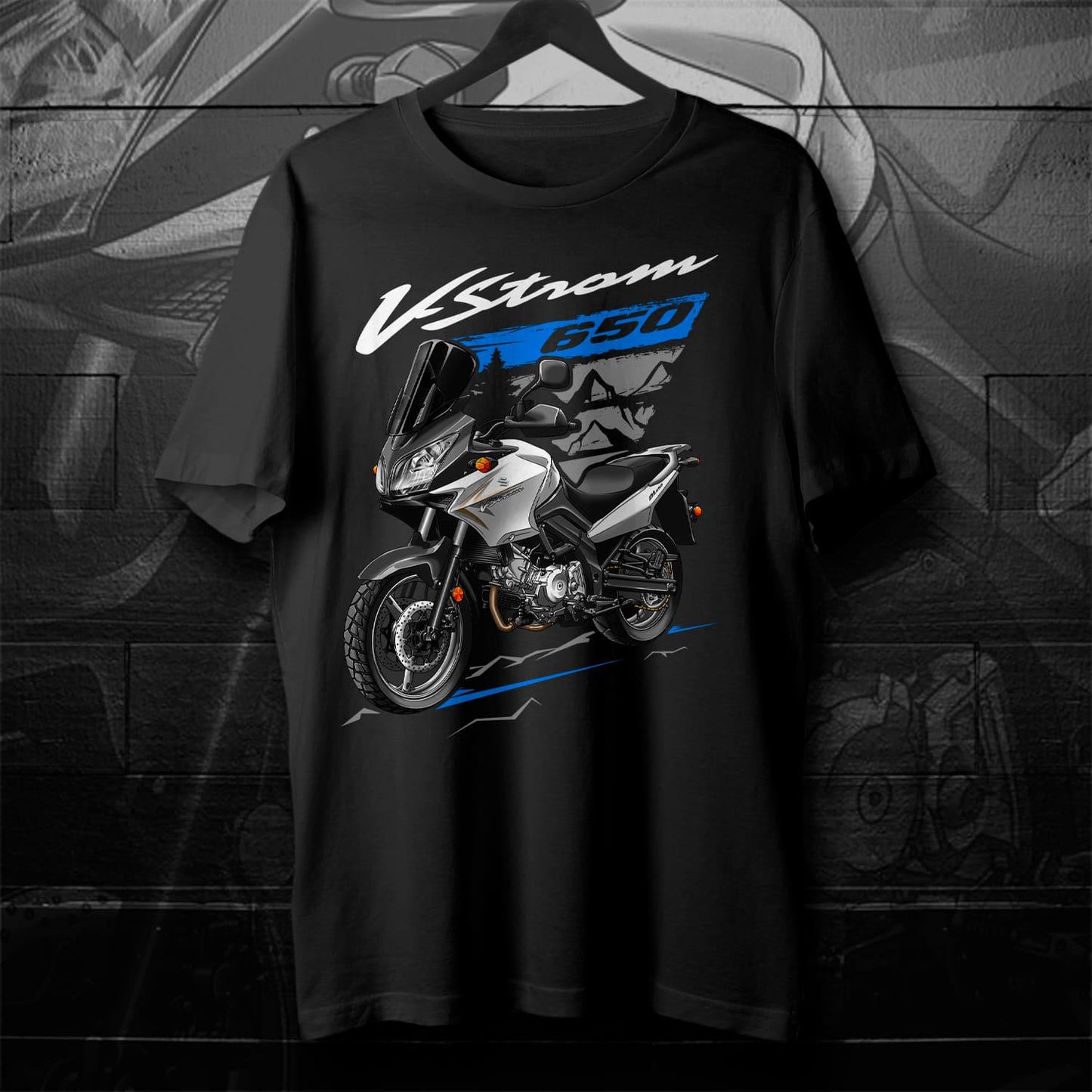 Suzuki V-Strom 650 2006-11 Inspired T-Shirt - Motorcycle Tee Shirt