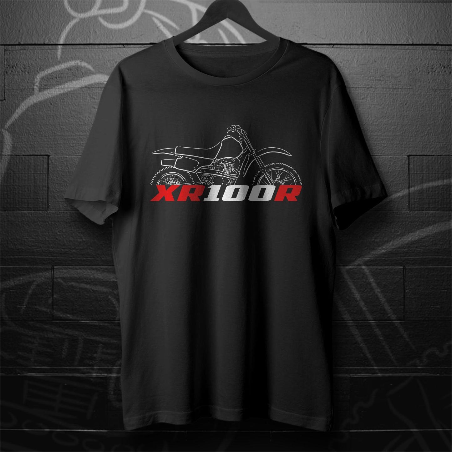 Honda XR100 & 100R Inspired T-Shirt - Motorcycle Tee Shirt for Riders