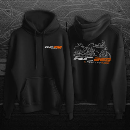 KTM RC 250 Hoodie - Motorcycle Sweatshirt for Riders
