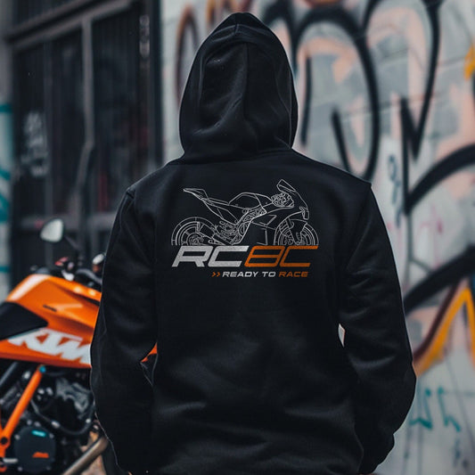 KTM RC8C Hoodie - Motorcycle Sweatshirt for Riders