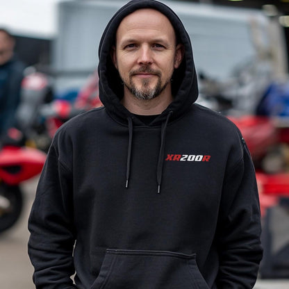 Honda XR200R Inspired Hoodie - Motorcycle Sweatshirt for Riders
